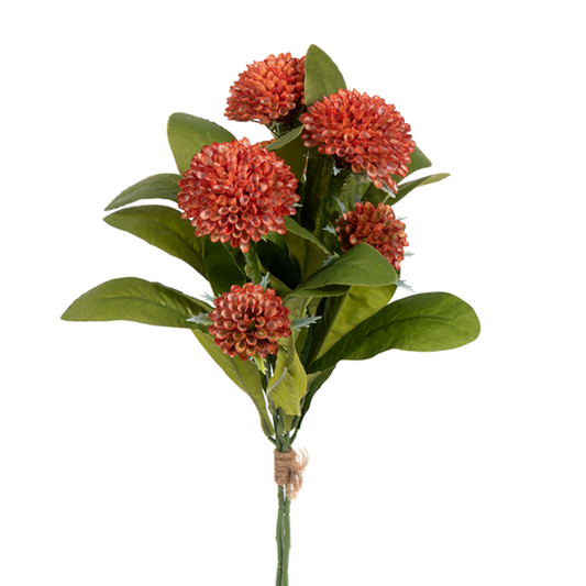 18" DAHLIA BNDL RUST