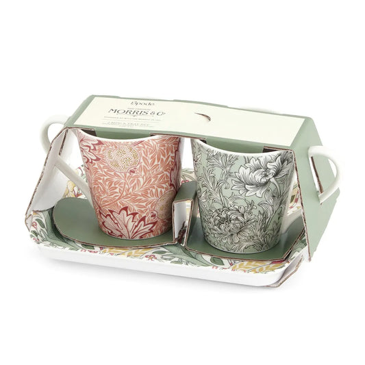 Morris & Co - MUG & TRAY SET DAFF/CHRYS